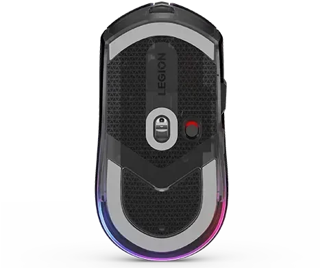 Lenovo Legion M410 RGB Wireless Gaming Mouse, schwarz/transparent, USB