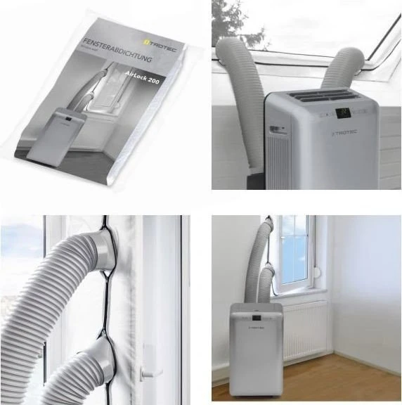 Trotec AirLock 200 Fensterabdichtung für mobile Klimageräte, 4m