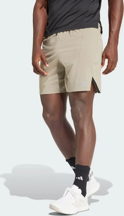 adidas Designed for Training HIIT Workout Heat.RDY Trainingshose kurz silver pebble (Herren)