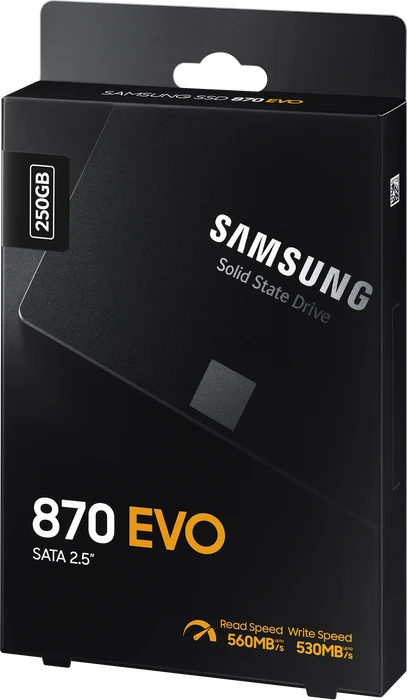 Samsung SSD 870 EVO 250GB, 2.5" / SATA 6Gb/s