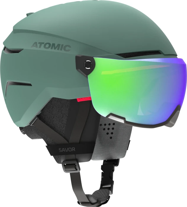 Atomic Savor Visor Stereo Helm grün