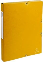 Exacompta Archivbox Colorspan Karton 25mm, A4, gelb, 8er-Pack