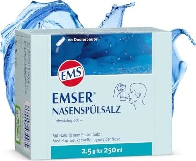 Emser Nasenspülsalz Beutel, 20 Stück