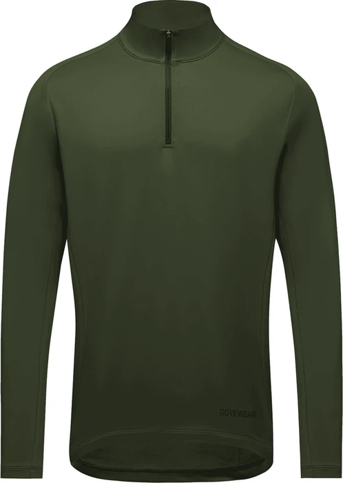 Gore Wear Everyday Mid 1/4-Zip Laufshirt langarm utility green (Herren)