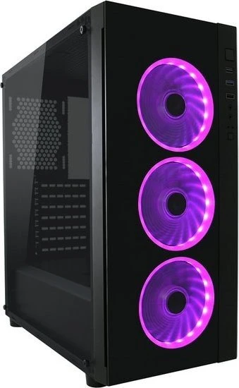 LC-Power Gaming 995B Light Box, Glasfenster