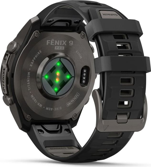 Garmin Fenix 9 Pro 47mm carbon grey dlc titanium/black-pebble grey