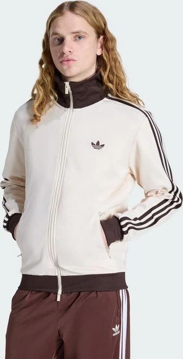 adidas Classics Tracktop Trainingsjacke wonder white/aurora coffee (Herren)