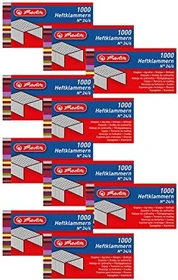Herlitz Heftklammern Blister, 24/6, 2000 Stück