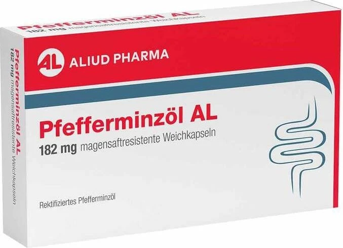 Aliud Pfefferminzöl AL 182mg Weichkapseln