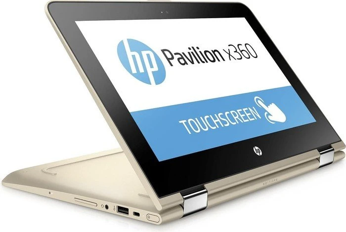 HP Pavilion x360 13-u130ng, gold, Core i3-7100U, 8GB RAM, 1TB HDD, DE