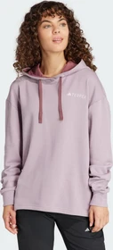 adidas Terrex Logo Hoodie preloved fig (Damen)