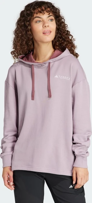 adidas Terrex Logo Hoodie preloved fig (Damen)