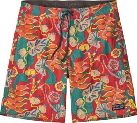 Patagonia Wavefarer 19" Badeshorts tropiclimb/hot ember (Herren)