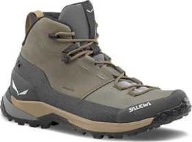 Salewa Puez Leather Mid Powertex bungee cord/onyx (Herren)