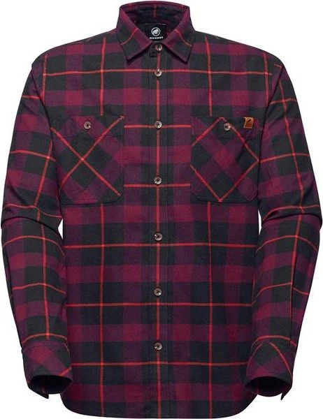 Mammut Alvra Hemd langarm black/vin (Herren)