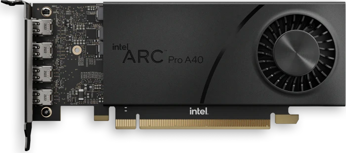 HP Arc Pro A40, 6GB GDDR6, 4x mDP