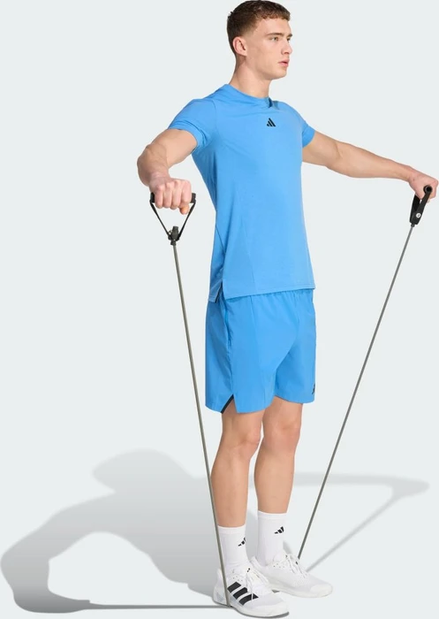 adidas Designed For Training Workout Funktionsshirt kurzarm ray blue (Herren)
