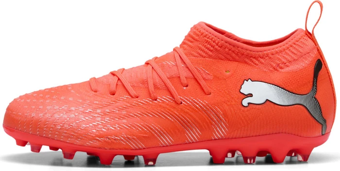 Puma Future 9 Match MG glowing red/puma white/puma black/puma silver (Junior)
