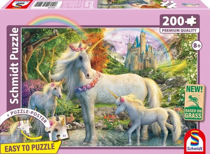Schmidt Spiele Einhornstute mit zwei Fohlen (56540)