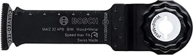 Bosch Professional MAIZ 32 APB Wood and Metal HCS Tauchsägeblatt 32mm, 10 Stück