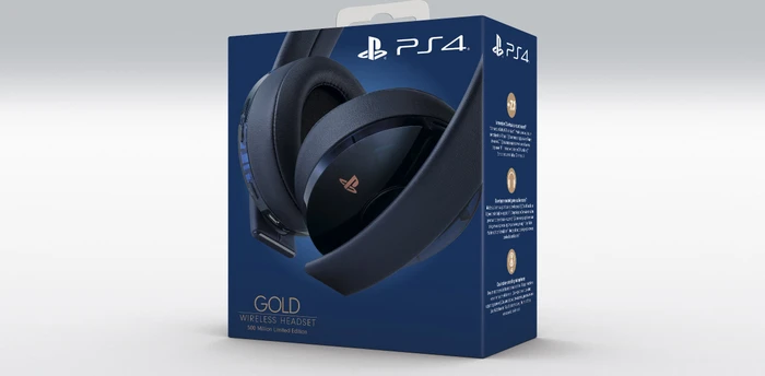 Sony Gold Wireless Headset 500 Million Limited Edition