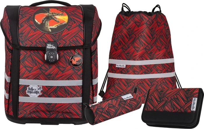 McNeill Perfecto Zack Schultaschen-Set, 5-tlg.