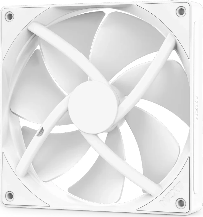 NZXT F Series F140P (2024), Matte White, weiß, 140mm