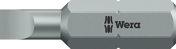 Wera 800/1 Z Schlitz Bit 1/4", 5.5x25mm, 1 Stück