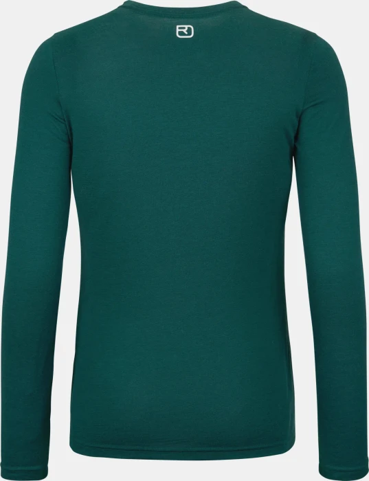 Ortovox 185 Merino Brand Outline Funktionsshirt langarm dark pacific (Damen)