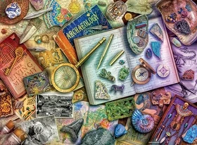 Ravensburger Puzzle Schreibtisch des Archäologen