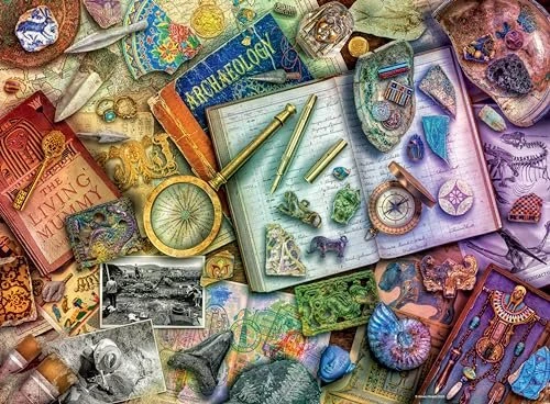 Ravensburger Puzzle Schreibtisch des Archäologen