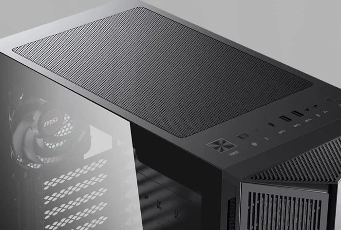 MSI MPG Gungnir 110M, Glasfenster