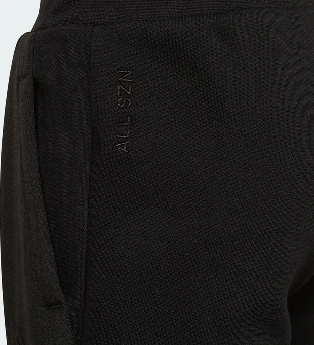 adidas ALL SZN Fleece Trainingshose lang black/medium grey heather (Junior)