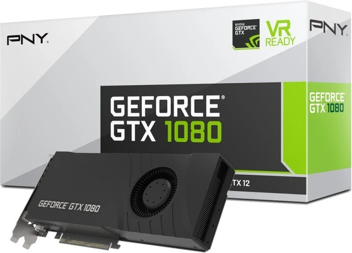 PNY GeForce GTX 1080 Blower, 8GB GDDR5X, DVI, HDMI, 3x DP