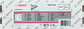 Bosch Professional PRO SK64-34 38G Tacker-Nägel Stiftnagel, 38x1.8mm, 4000 Stück