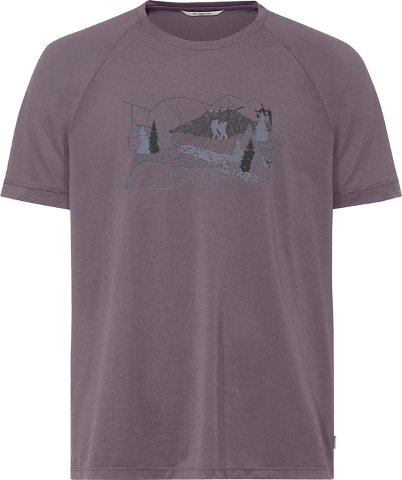 Vaude Gleann II Funktionsshirt kurzarm purple ash (Herren)