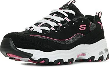 Skechers D'lites Me Time black/hot pink (Damen)