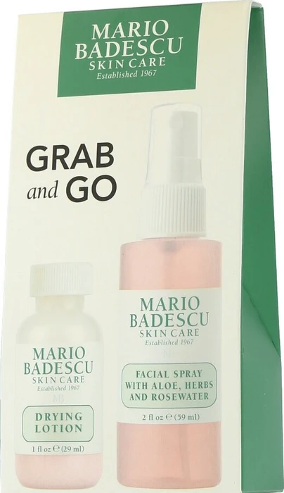 Mario Badescu Grab and Go Lotion 29ml + Toner 59ml Geschenkset
