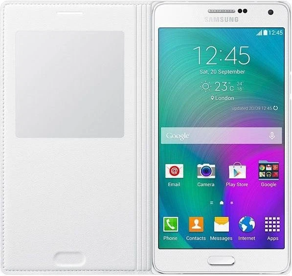 Samsung S-View Cover für Galaxy A7 weiß