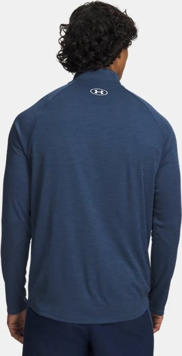 Under Armour Tech Textured Funktionsshirt langarm wham blue/white (Herren)