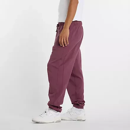 New Balance Athletics French Terry Trainingshose lang faded plum (Herren)