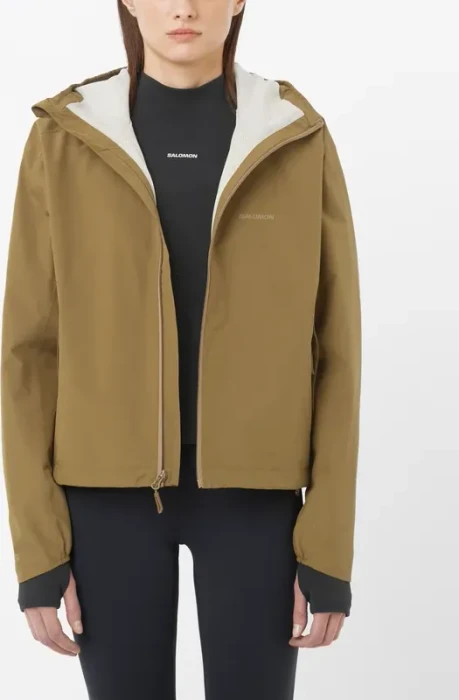 Salomon Outscape 2L Funktionsjacke brilliant olive (Damen)