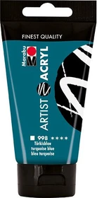 Marabu Artist Acryl Acrylfarbe, türkisblau, 75ml