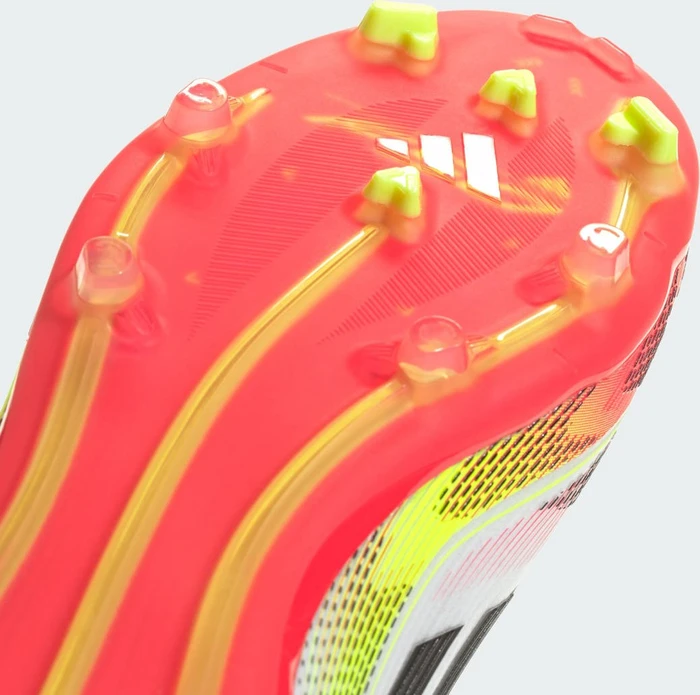 adidas F50 Elite Laceless FG cloud white/core black/solar yellow (Junior)