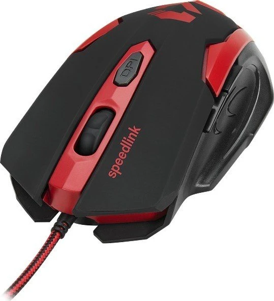 Speedlink Xito Gaming Mouse schwarz/rot, USB