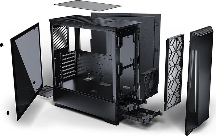 Phanteks Eclipse P360X, schwarz, Glasfenster