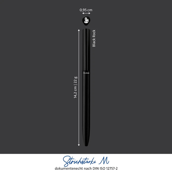 Pelikan Ineo Elements K6 Kugelschreiber black rock