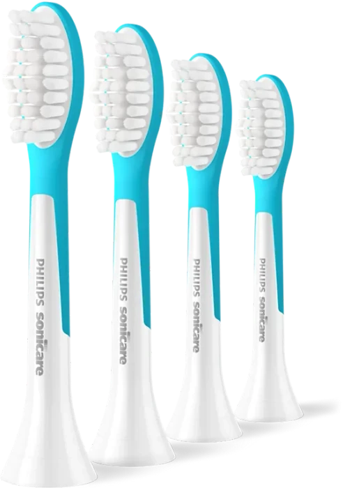 Philips HX6032/90 Sonicare for Kids Kinder-Ersatzbürste, 4 Stück