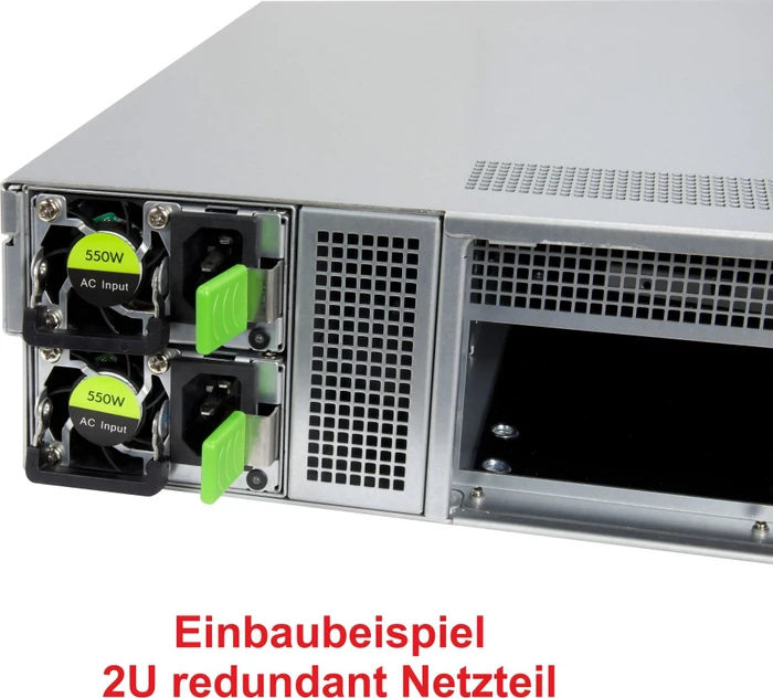 Inter-Tech IPC 2U-2724, schwarz, 2HE, ATX
