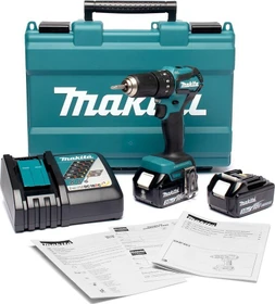 Makita DHP483RFJ Akku-Schlagbohrschrauber inkl. MAKPAC + 2 Akkus 3.0Ah